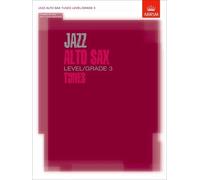 By ABRSM Publishing - ABRSM Jazz Alto Sax Tunes Level/Grade 3 (Part, Score & CD)