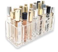 BY ALEGORY byAlegory Acrylic Rollerball Perfume Organiser Beauty Scent Holder | 24 Space Organization Container Storage For Tall Scented Oils