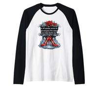 By All Means Move at A Glacial Pace Funny Inspirational Word Raglan Baseball Tee