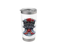 By All Means Move at A Glacial Pace Funny Inspirational Word Stainless Steel Insulated Tumbler