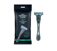 by Amazon 3-Blade Disposable Razors Men Black 4 1 Pack