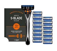 by Amazon 5 Blade Men's Razor With 15 Refills