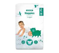 By Amazon - 80 Ultra Dry Nappies - Size 4+ (9-15 kg) (Previously a Mama Bear brand, same product)