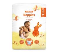 By Amazon - 84 Ultra Dry Nappies - Size 2 (3-6 kg) (Previously a Mama Bear brand, same product)