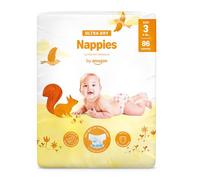 By Amazon - 86 Ultra Dry Nappies - Size 3 (4-9 kg) (Previously a Mama Bear Brand, Same Product)