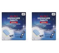 by Amazon ALL-IN-ONE Dishwasher Tablets, 40 tablets (Pack of 2)