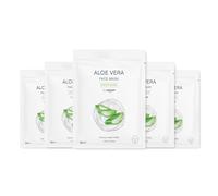 by Amazon Aloe Vera, Soothing Face Sheet Mask, 18ml, 5 Pack