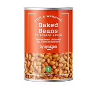 By Amazon Baked Beans in Tomato Sauce, Canned, Vegan, 420g
