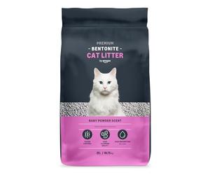 by Amazon Bentonite Premium Cat Litter, Baby Powder Scent, 25L (Pack of 1) (Previously a Lifelong brand, same product)
