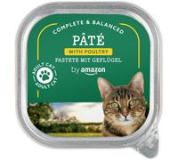 by Amazon Cat Food - Paté with Poultry, 100g, Pack of 16