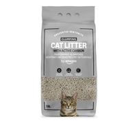 by Amazon Clumping Unscented Cat Litter with Active Carbon 10L (Pack