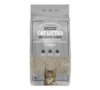by Amazon Clumping Unscented Cat Litter with Active Carbon 10L (Pack of 1)