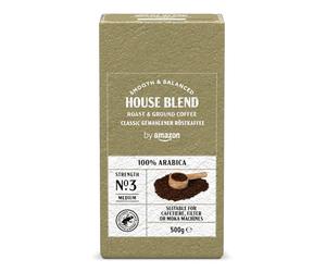 by Amazon Coffee Classic 100% Arabica, Ground Roasted Coffee, Medium Roast, 500 g (1 Pack of 500 gms)- Rainforest Alliance Certified