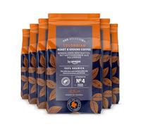 by Amazon Colombian Roast and Ground Coffee, Single Origin, Medium Roast, 1.36Kg (6 Packs of 227g), Rainforest Alliance Certified