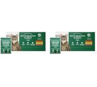 by Amazon Complete Food for Adult Cats, Meat Selection In Gravy, 4.8 kg (96 Packs of 100g)