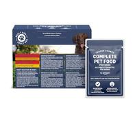 by Amazon Complete Wet Food for Adult Dogs, Meat Selection in Gravy, 1.2 kg (12 pouches of 100g)