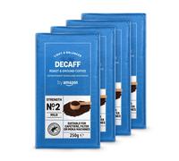 by Amazon Decaffeinated Ground Coffee Light Roast 1kg 4 Packs of 250 g