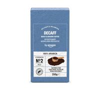 by Amazon Decaffeinated Ground Coffee, Light Roast, 1kg (4 Packs of 250 g)