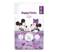 by Amazon Disney Nappy Pants, Size 6 (15+ kg), 60 Count, White (Previously a Mama Bear brand, same product)