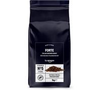 By Amazon Forte Coffee Beans, Italian Inspired Roast Strength No. 5 - Strong, 1K