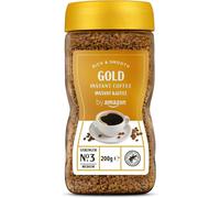 by Amazon Gold Instant Coffee, Medium Roast, 200g, Rainforest Alliance Certified