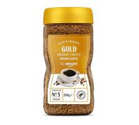 by Amazon Gold Instant Coffee, Medium Roast, 200g, Rainforest Alliance Certified (Pack of 6)