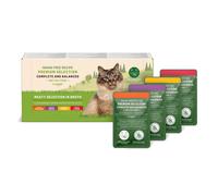 by Amazon Grain-Free Complete Wet Food for Adult Cats, Chicken, Duck, Turkey and Beef In Jelly Selection, 4.76 kg (56 pouches of 85g) (Previ
