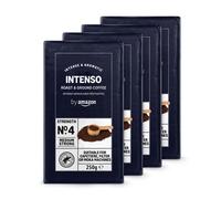 by Amazon Ground Coffee Caffè Intenso, Light Roast,1kg (4 Packs of 250g) - Rainforest Alliance Certified