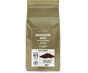by Amazon House Blend Gold Coffee Beans 100% Arabica Strength 3 Medium Roasted