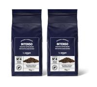 by Amazon Intenso Coffee Beans dark roast 2kg 2 packs of 1 kg Rainforest A