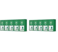 by Amazon Lungo Aluminium Coffee Capsules Compatible with Nespresso, Medium Roast,100 Count (10 Packs of 20) - Rainforest Alliance Certified