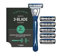 by Amazon Male 3 blade razor with 5 refills