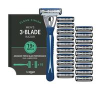 by Amazon Men's 3 blade razor with 19 cartridges