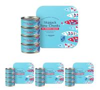 by Amazon MSC Skipjack Tuna Chunks in Tomato Sauce, 4x145g (Pack of 4)
