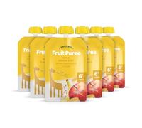by Amazon Organic Apple, Banana & Oat Pouch - 6 x 90g - Previously Mama Bear