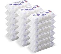 Mama Bear Sensitive Unscented baby wipes Suitable for sensitive skin With aloe vera Ideal For Hands, Feet & Nappy Change - Pack of 18 (1008 wipes)