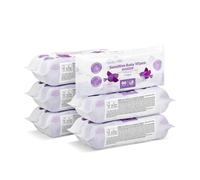 by Amazon Sensitive Baby Wipes, Unscented, 360 Wipes, 6 Pack of 60, Plant-Based Wipes Without Plastic