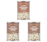 by Amazon Sliced Button Mushrooms, 290g (Pack of 3)