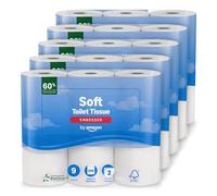 by Amazon Soft Toilet Tissue, 2-Ply, 45 Rolls (5 Pack of 9), 200 Sheets per Roll
