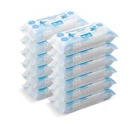 by Amazon Ultra Sensitive Baby Wipes, 100% Plant Based Fibres, 720 Wipes, Unscented, 12 Pack of 60, (Previously a Mama Bear brand, same product)