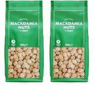 by Amazon Whole Macadamia Nuts, 500 g (Pack of 2)