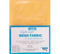 Annie Light Weight Mesh Fabric 1 8 x 54-inch 100% Polyester Dandelion, Acrylic, Multicoloured, 0.09 x 7.4 x 9.4 cm