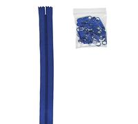 By Annie ZIPYD-225 16 Extra Large 4 Yd. of 16Mm #4.5 Zipper Chain, Cobalt Blue