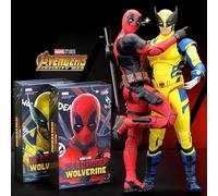 by Azurra New ZD Toy Deadpool & Wolverine Action Figure Toy Model Collection, Adult Collectible Figure Deadpool The Movie Edition
