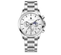 BY BENYAR Men's Watch UK Wristwatches for Men Easy-to-Read Watches Men Luxury Waterproof for Swimming Chronograph Sliver/Gold/Blue/Black Leather/Stainless Birthday/Christmas/Fathers Day Gift