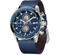 BY BENYAR Watches for Men SAPPHERO Luxury Men's Watch UK Watches Men Waterproof Chronograph Leather Sliver/Black/Rosegold case Black/Blue face/Birthday/Christmas/Fathers Day Gift