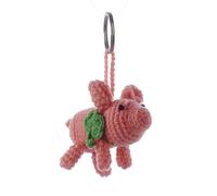 By Bers Frog Keyring, Synthetic Wool, 12-16 cm, Unisex-Adults, Animal, Lucky Pig Crochet
