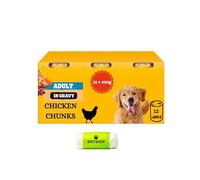 By BRITSHOP Pedigree CHICKEN CHUNKS IN GRAVY 12 x 400g Multipack Tins Wet Dog Food