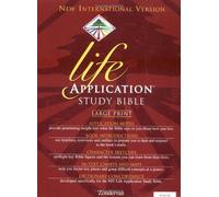 By Bruce B. Barton NIV Life Application Study Bible, Large Print, Indexed