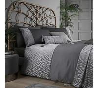 By Caprice Set, Cotton, Slate, Single, W137cm x L200cm (Duvet Cover), W50cm x L75cm (Pillow Case)